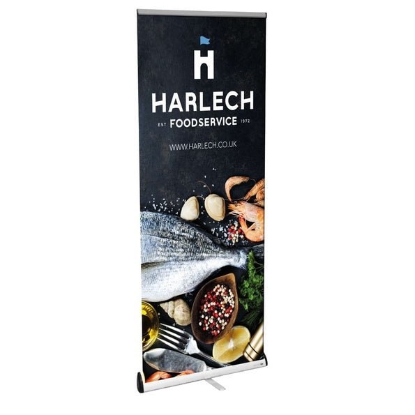Adjustable-Height Roller Banner Stand