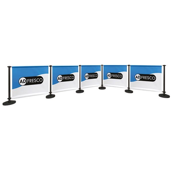 Café Barrier Kit – Five Sections – product photograph 2