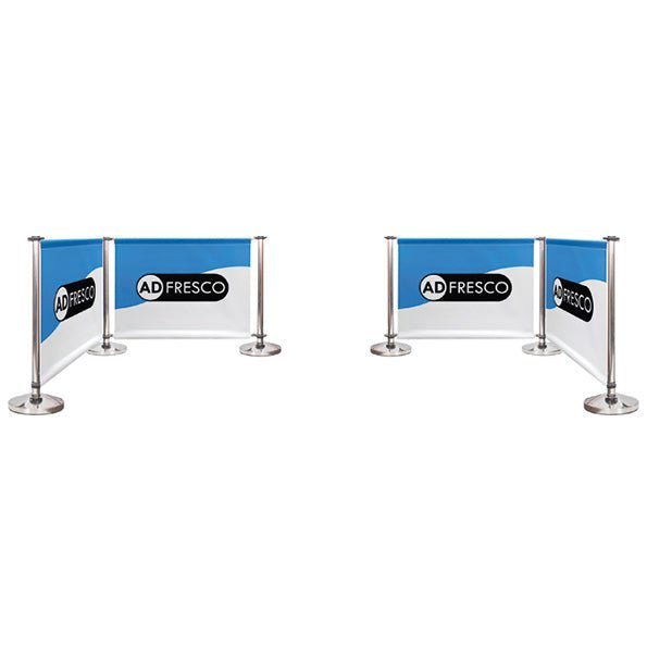 Café Barrier Kit – Four Sections