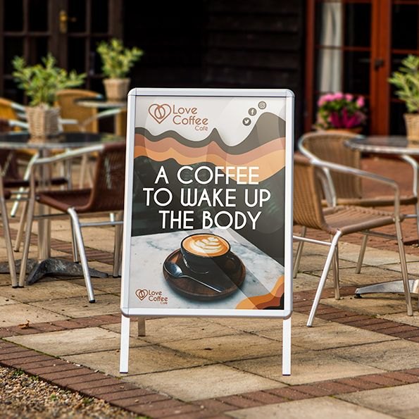 Classic Snapframe Poster A-Board – product photograph 2