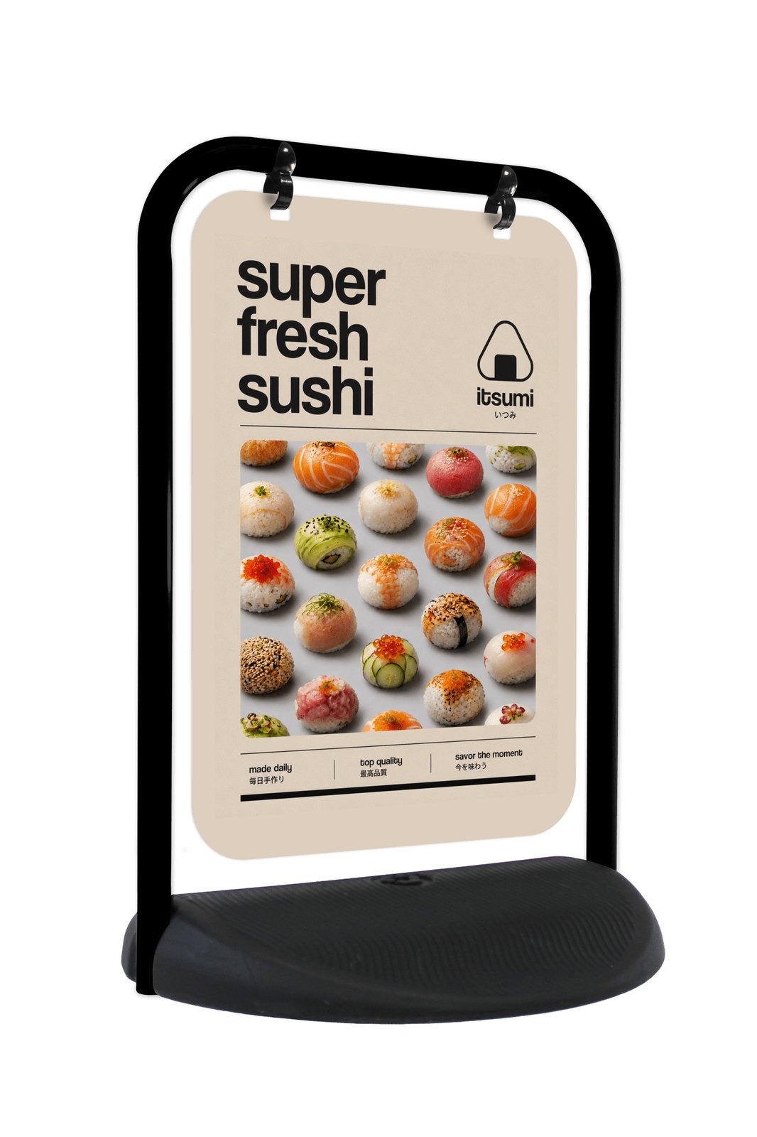 Compact Swing Pavement Sign – A3 – product photograph 3