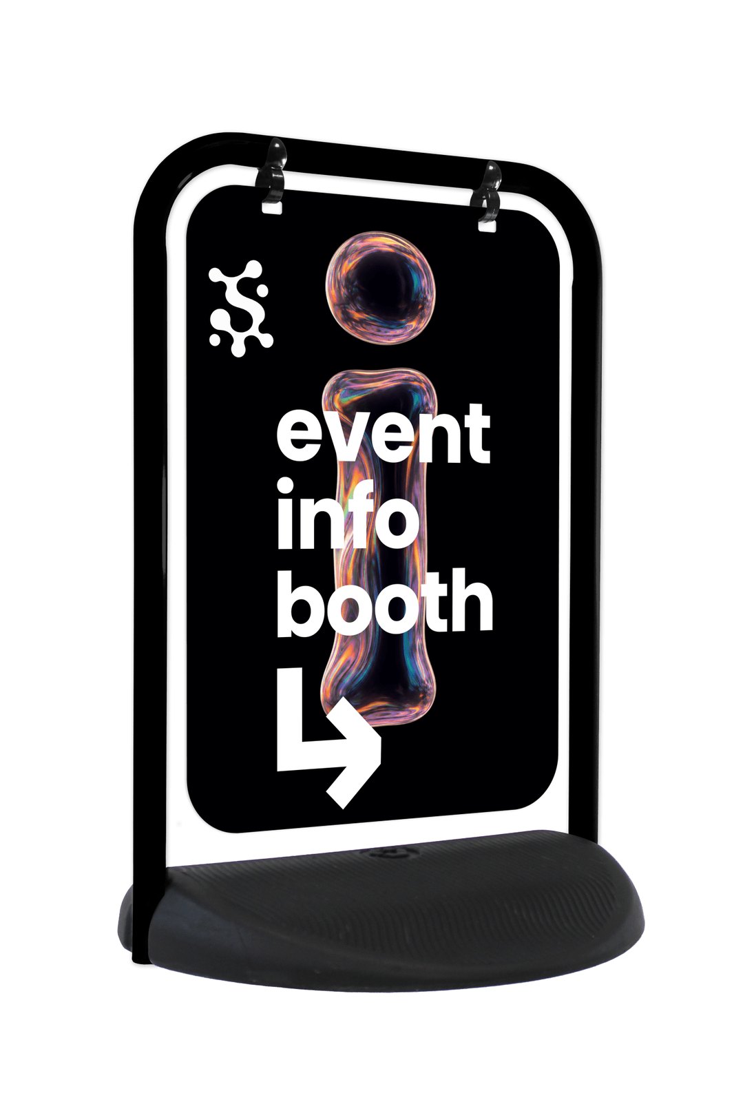 Compact Swing Pavement Sign – A3 – product photograph 4