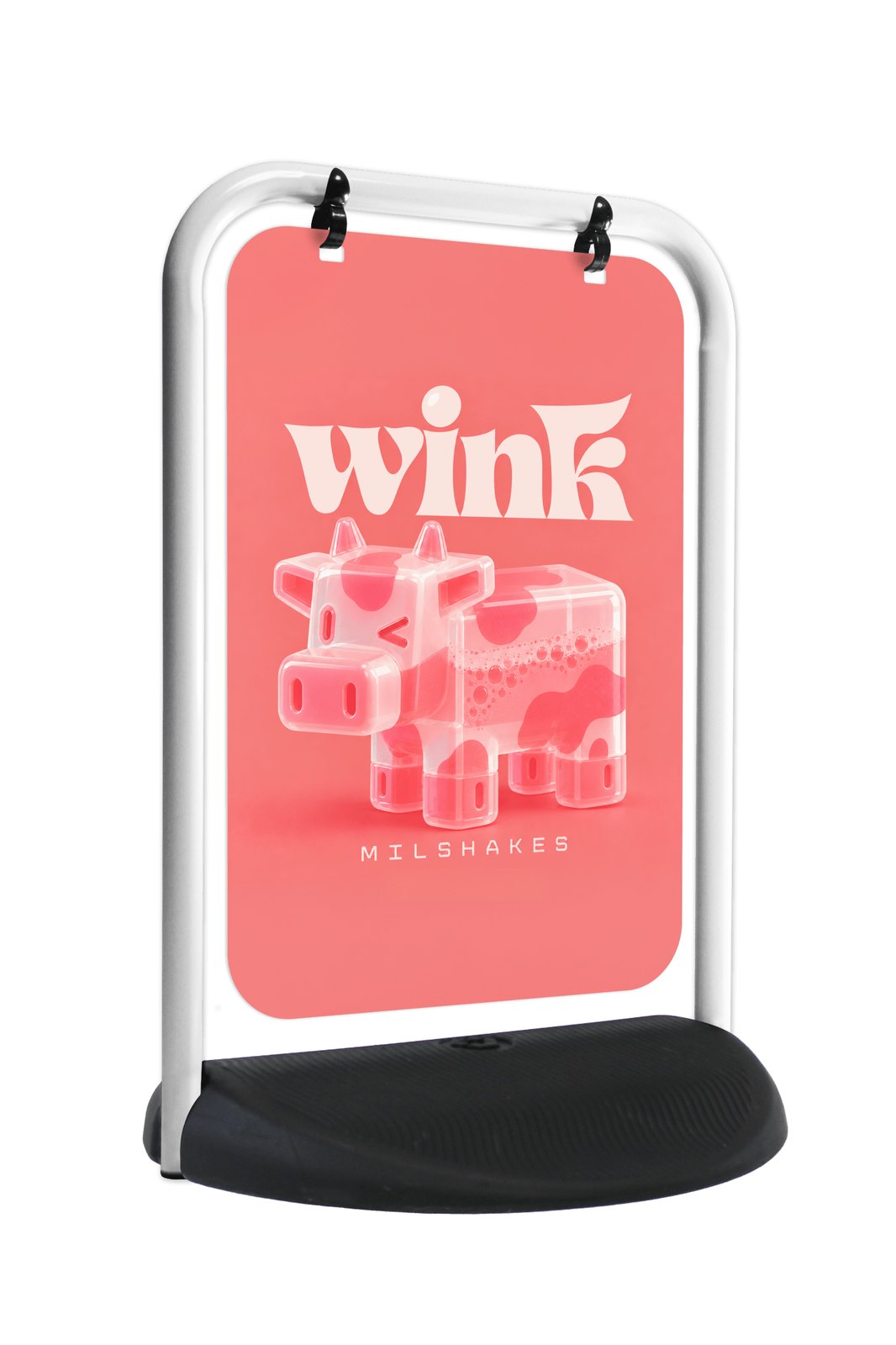 Compact Swing Pavement Sign – A3 – product photograph 5