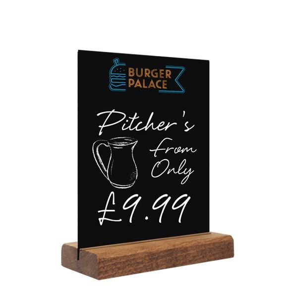 Counter & Table Top Chalkboards – product photograph 5