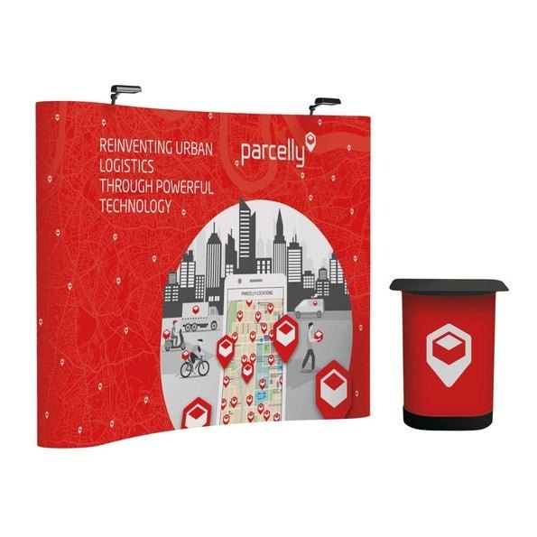 Curved Pop-Up Display