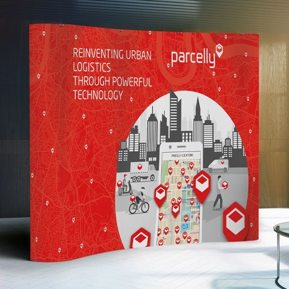 Curved Pop-Up Display – product photograph 3