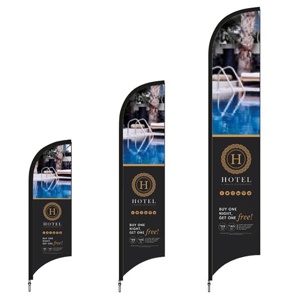 Feather Flying Banner – Single Sided