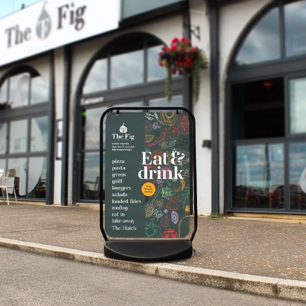 Large Swing Pavement Sign – A1 – product photograph 2