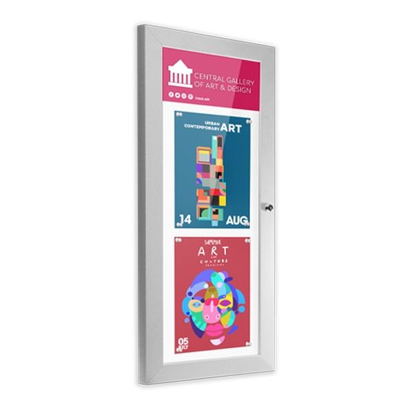 Lockable Outdoor Menu Case – product photograph 3