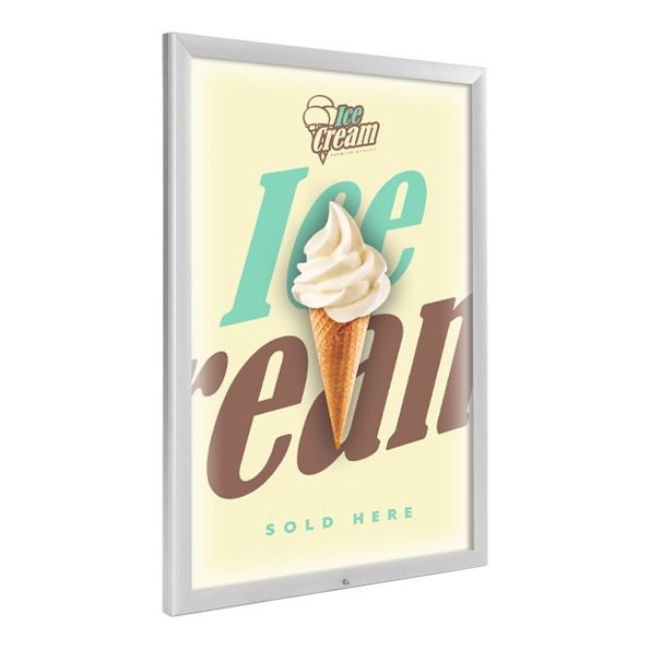 Lockable Weatherproof LED Lightbox – product photograph 3