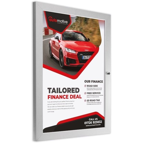 Lockable Weatherproof Poster Case – product photograph 2