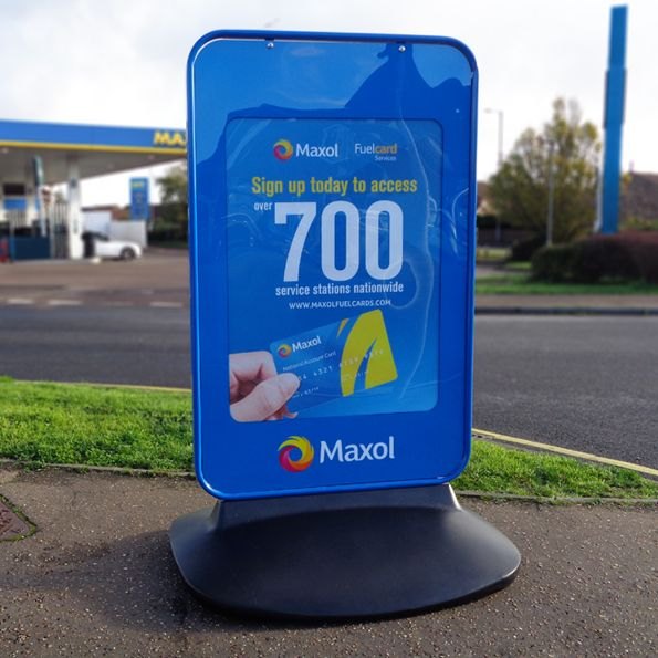 Premium Water-Base Forecourt Poster Sign – product photograph 2