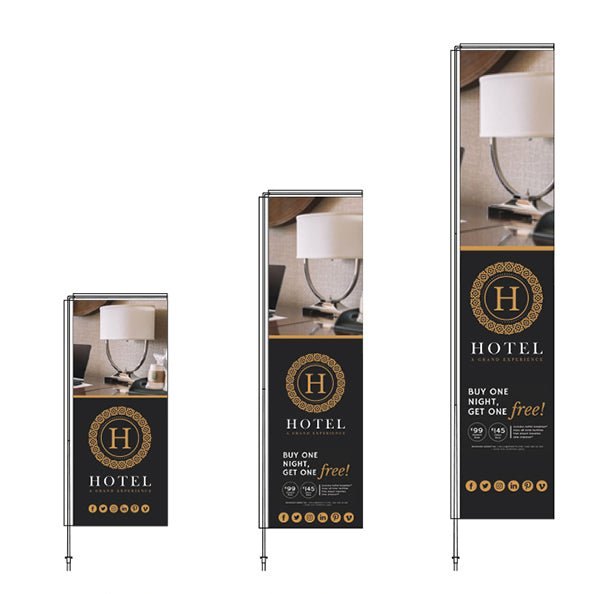 Rectangle Flying Banner