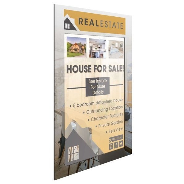 Self-Adhesive Window Poster Wallet – product photograph 3