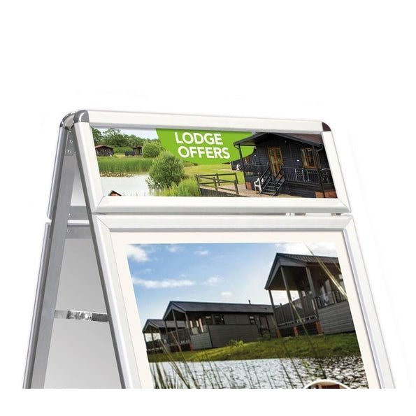 Snapframe Poster A-Board with Header – A1 – product photograph 3