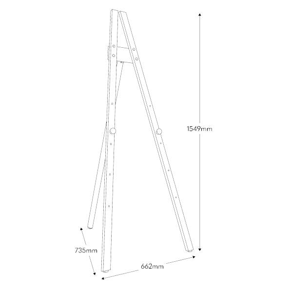 Wooden Display Easel – product photograph 6